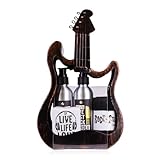 Accentra Geschenkset in Metall-GITARRE, inkl. Duschgel, Bodylotion, Seife und kleines Handtuch - Ausgefallenes Geschenk Set für besondere Anlässe wie Muttertag, Vatertag, Geburtstag oder Weihnachten