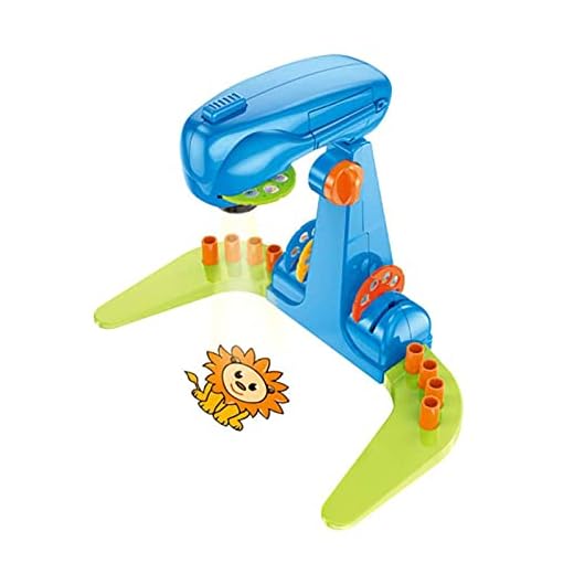 MYJIO Dibujante De Dibujo De Proyección para Niños, Máquina De Proyector De Dibujo Inteligente con 12 Bolígrafos De Acuarela De Colores Y 4 Accesorios De Proyección, Dibujante De Dibujo De Proyección