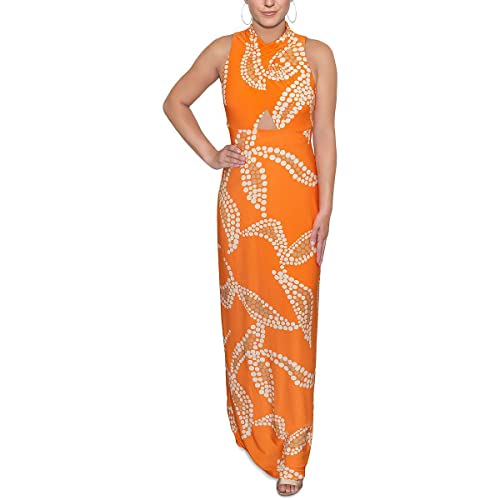 Amazon.com: RACHEL Rachel Roy Womens Fran Matte Jersey Cut-Out Maxi Dress  Orange M : Clothing, Shoes & Jewelry