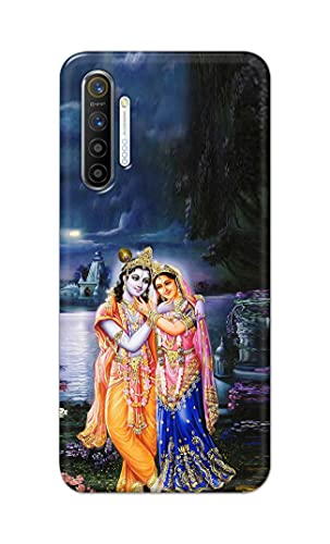 Image of Printed Hard Back Cover Case for Realme XT | Realme X2 | Oppo K5 Back Cover (Radha Krishna) -1803