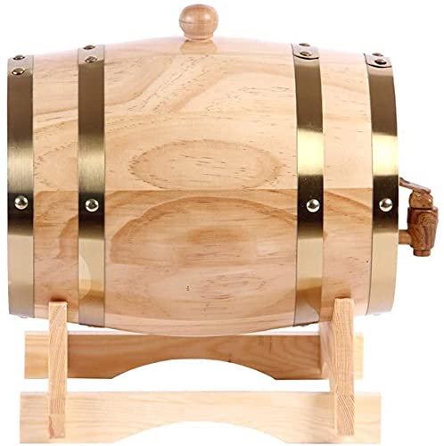 Whisky Decantador Whiskey Decanter Wine Decanter Cask Wine In Oak, Antique Oak 1.5/05.03. 10 Liter Handcrafted Using A Barrel For Beer Wine Beer Whiskey Harbor Liquor Decanters (Size : 10L) #TOP2