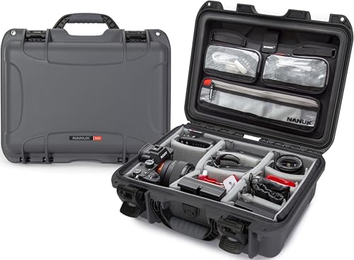 NANUK 920 Pro Photo Kit Estuche Duro para Cámara Resistente al Agua