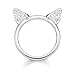 Produktbild Thomas Sabo Damen-Ring Katzenohren silber 925 Sterlingsilber TR2259-051-14-48