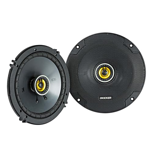 Image of KICKER 46CSC654 & 46CSC6934 CS Series Car Speaker Bundle - 6.5 inch 2-Way & 6x9 inch 3-Way Speakers (4 Total), 450W Peak, EVC Tech, Polypropylene Cones, Zero-Protrusion Tweeters.