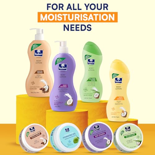 Image of Parachute Advansed Soft Touch Body Lotion with Pure Coconut Milk & Honey |For Women & Men | All Skin types | 100% Natural, 72h Moisturisation | 13.5 Fl.oz. (Pack of 2)