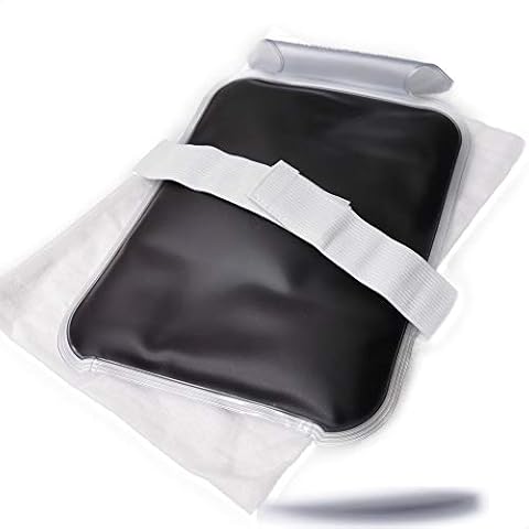 Faimex Heat Cushion Moor Also for Cold Applications Hot Water Bottle Made of Natural Suitable as Back Transparent with Light Cotton Cover and Velcro Fastening Cover