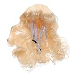 TOYANDONA Hundeperücke mit Langen Locken Haustiergerechte Kopfbedeckung aus Leichtem Material Cosplay Accessoire für Kleine und Mittelgroße Hunde bei Fotoshootings und Partys