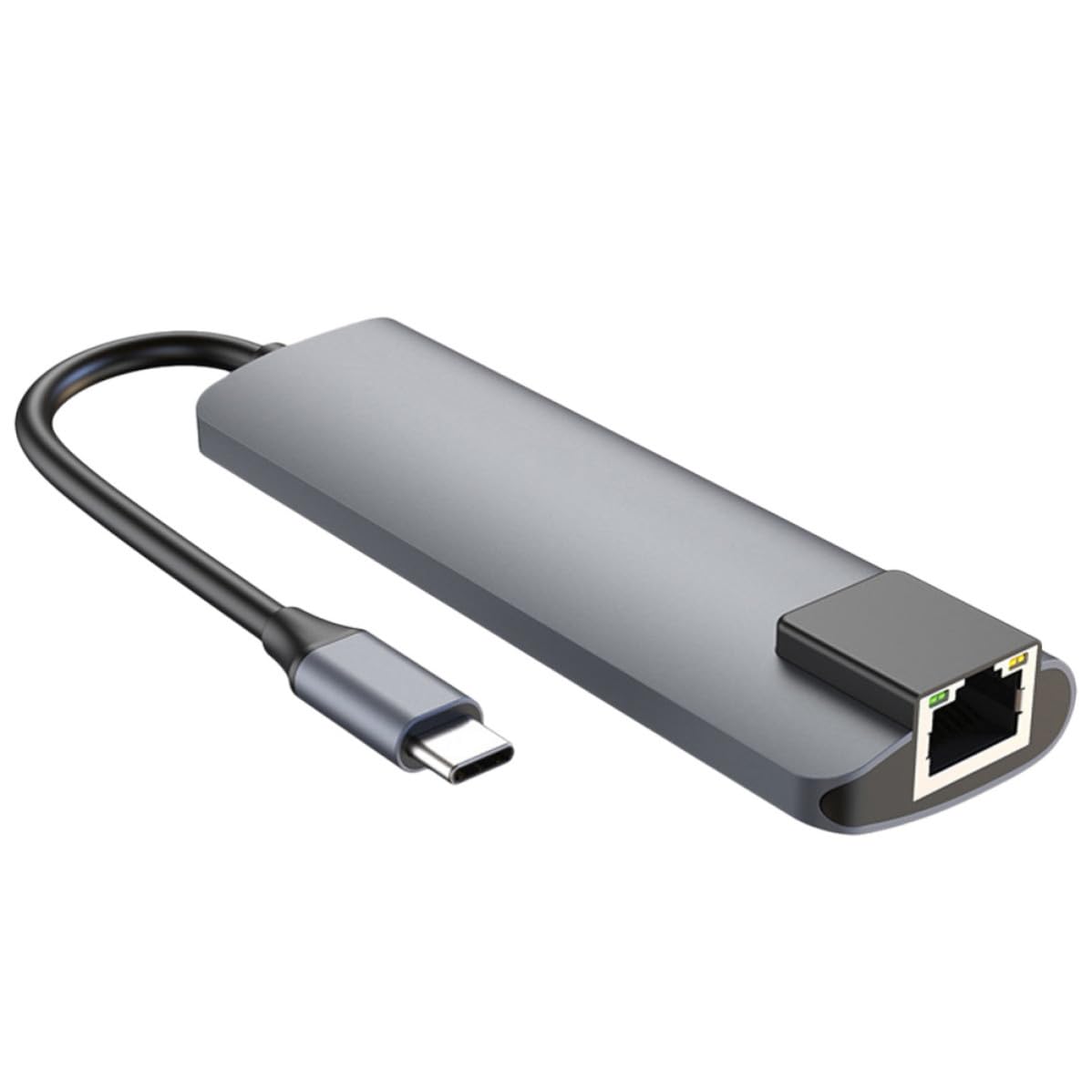 Hub Type-c 5 in 1 in Metallo con Ricarica Pd3.0, Porte USB 3.0