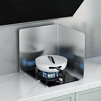 Paraspruzzi Da Cucina Pieghevole In Acciaio Inox – 45x50cm, Antiaderente, Per Fornelli E Piani Cottura – Protegge Le Pareti Dagli Schizzi D'Olio - 5