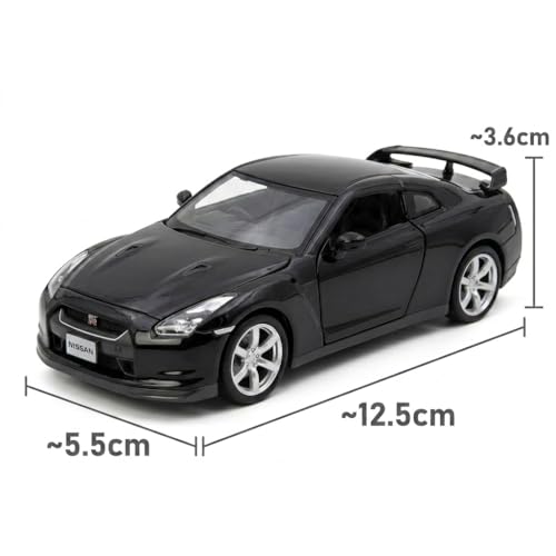 Image of Wizplex Kinsmart Nissan GT-R R35 1:36 Scale Officially Licensed Die-Cast Metal Car Model - Pull-Back Action Openable Doors JDM Collectible Toy for Kids