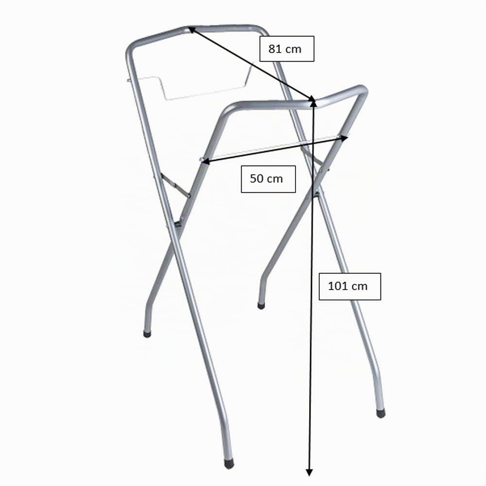 Baignoire bébé avec réducteur et thermomètre intégrés Blanc + Pied + Tuyau