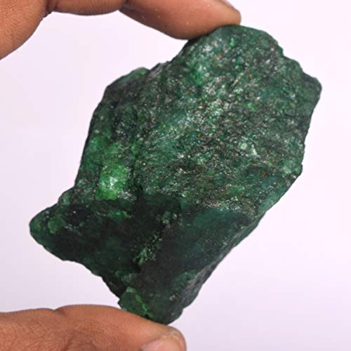 GEMHUB Gemstone For Jewelry 455.00 Ct Natural Egl Certified Rock Rough Raw Green Emerald Loose Gemstone for Jewelry Making - Thumbnail 2