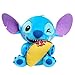 Disney Stitch Small 7-inch Plush Stuffed Animal, Stitch with Taco, Holiday Stocking Stuffers, Gifts, Presents, Kids Toys for Ages 2 Up by Just Play