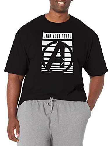 Marvel Avenger Power T-Shirt Homme Coupe Confortable Anti-Déformation