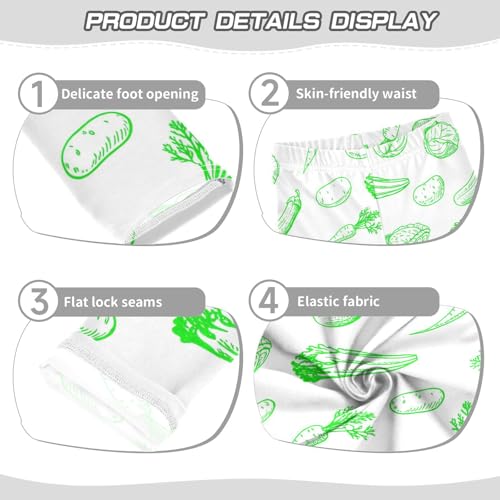 Girls' Leggings Vegetables Kids Yoga Tights Pants 1 Pack 23032753