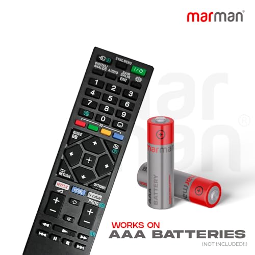 Image of marman Replacement of Sony Tv Remote Original Bravia Fit All Series of Smart Android 4K LED LCD OLED QLED FHD HD Sony Television - Universal Remote for Sony Bravia Without Voice Command