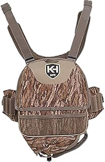 Knight & Hale Run-N-Gun 100, Turkey Chest Rig, Mossy Oak Bottomland, One Size (KHT0103)