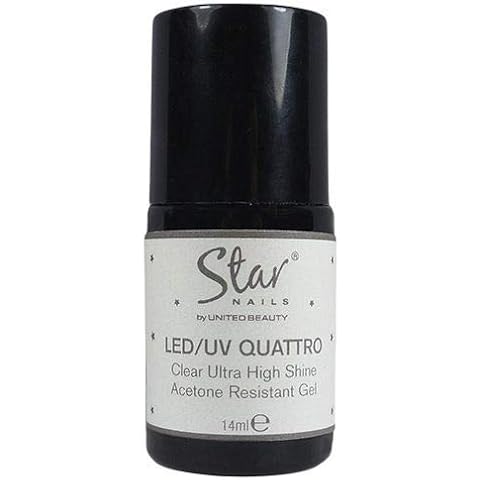 Star Nails High Shine UV/LED Quattro 14ml (Clear) Cover
