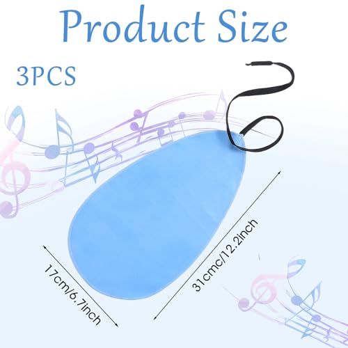 image for Prasacco 3 Pcs Clarinet Swab Cloth Clarinet Cleaning Cloth for Inside 