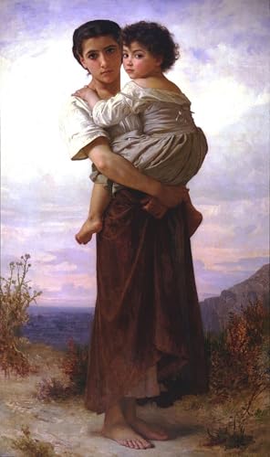 Peinture Poster Impression Bouguereau Anti-Murs Vides Graffiti Art Mural 60x90cm