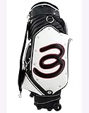MU Sports Ladies Golf Wheel Caddie Bag, 703W7151 (White)