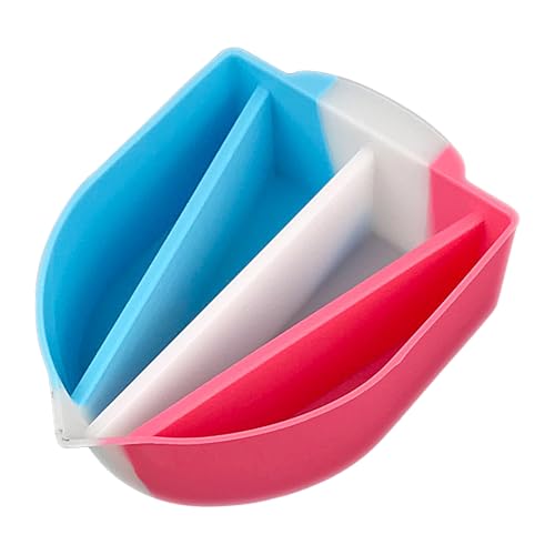 Silikon-Farbgießbecher – wiederverwendbare Kunstbecher, Mehrk-Farbmischung, Trennwände, Malzubehör für kreative Projekte, Harzguss, Formenherstellung, Schulgießzubehör