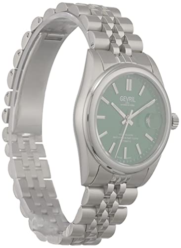 Gevril 48914-1 Men's West Village Automatic Watch, 316L Stainless Steel Bracelet with Deployment Buckle4