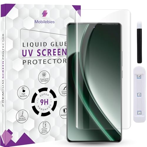 Image of Premium HD+ UV Tempered Glass Screen Protector For Realme P4 Power 5G (6.8 Inch, Pack of 2) Full Adhesive UV Curved Screen Protector Case Friendly HD Clarity with installation kit & Guide