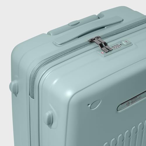 Image of CARLTON Yorkshire Hl | Check-in Trolley Bag, 65 Cm Medium Hardsided Luggage | 8 Wheels, TSA Lock | Polyester | Premium Suitcase for Travel | 5 Year International Warranty | Light Green