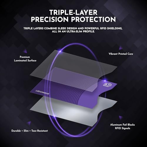RFID Blocking Card Sleeves, 12-Pack with 2 RFID Blocking Cards|Anti-Theft Protection for Credit Cards| Contactless Skimming Defense,Ultra-Slim & Stylish|Multi-Color3