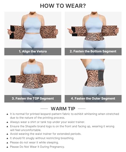 Image of SHAPELLX Waist Trainer for Women Waist Cincher Corset Shapewear Body Shaper Tummy Control Stomach Belt Postpartum Band