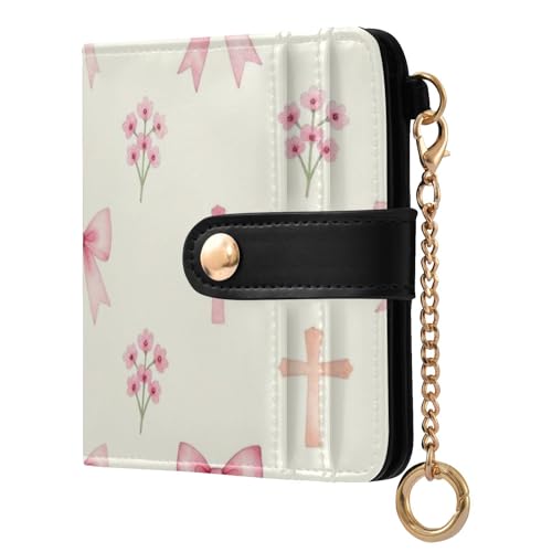 Porte-cartes aquarelle pour femme FRODOTGV en cuir synthétique compact