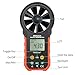Proster Handheld Digital Anemometer - Portable Wind Speed Meter CFM Meter Wind Gauge Air Volume Measure with LCD Backlight for Outdoors Sailing Surfing Fishing