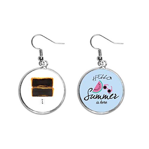 Pendientes de festival de mediados de otoño y sandía para regalo