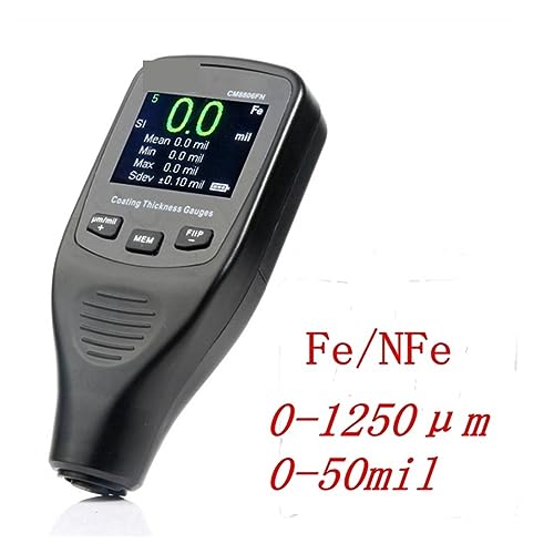 Medidor Digital de Espesor de Pintura, Tester de Espesor de Cuerpo de Auto, Herramienta de Detallado con Rango hasta 1250 um miniatura 6