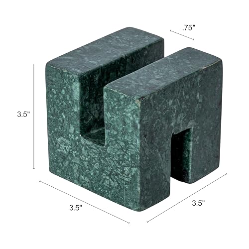 Soporte de mármol verde para libros de cocina en encimeras modernas 2
