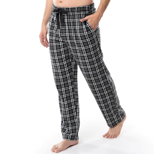 Image of Fruit of the Loom Men's Soft Flannel Pajama Lounge Sleep Pant