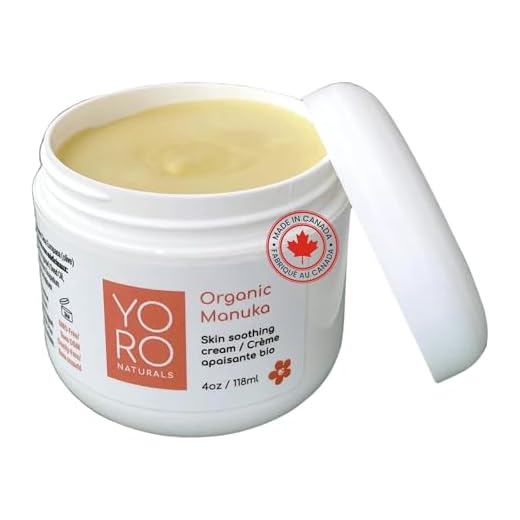 Organic Manuka Skin Soothing Cream for Dry, Itchy Skin, Rosacea, Sensitive Skin, Honey Eczema Relief, Anti Itch Natural Psoriasis Moisturizer & Dyshidrotic Eczema Cream for All Ages (4 OZ)