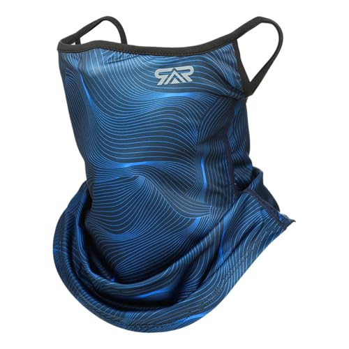 Cuello, transpirable de seda de hielo con trabillas para las orejas, máscara para el oído, ciclismo, equitación, verano, sombra, protección solar, máscara, Sh-8ge001-01, Siehe Beschreibung