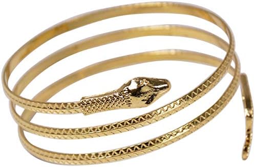 Amazon ヘビ バングル ゴールド エキゾチック アクセサリー ブレスレット ファッション コスプレ ブレスレット 通販