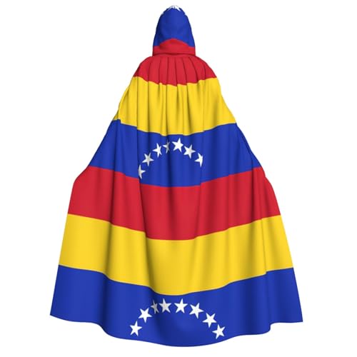 Cape sorcière drapeau Venezuela pour costume unisexe confortable