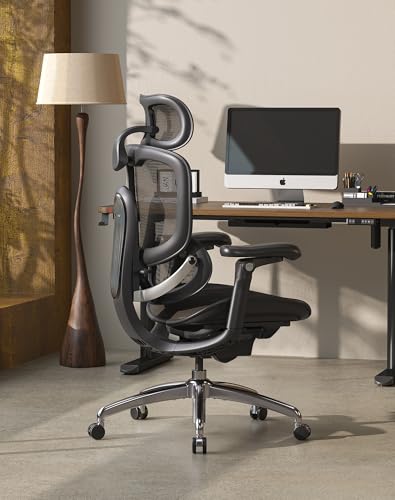 Image of SIHOO Doro C300 Pro V2 Ergonomic Office Chair Without Footrest, Full-Body Adaptive Support, 8D Armrests & Breathable Mesh, Comfy High Back Computer Desk Chair for Long Hours, 135 Recline (Black)