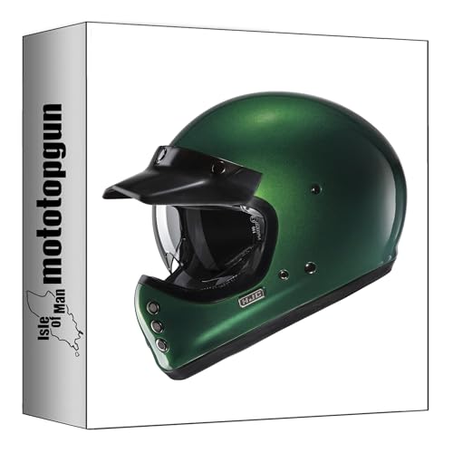 Casque intégral HJC V60 Vert Profond XL pour moto route