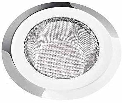 Kalitus 2 Pic Stainless Steel Kitchen Sink Strainer, Jali, Net, Wash Basin Filter, Stopper, Bathroom Drain Cover, 10 Cm