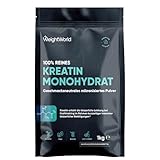 Creatin Monohydrat Pulver 1kg / 1000g - 11 Monate Vorrat - Laborgeprüft - Kreatin Monohydrat (mikronisiert) 200 Mesh - Geschmacksneutrales mikronisiertes Pulver - 330 vegane Portionen - WeightWorld