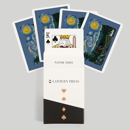 Baraja Poker Idaho Starry Night Bigfoot 52 Cartas miniatura 6