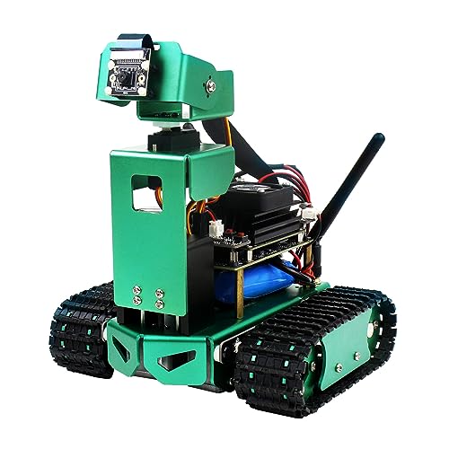Yahboom AI Robot for NVIDIA Jetson Nano, Coding Robotics Kit with Autopilot, Object Tracking, Face and Color Recognition