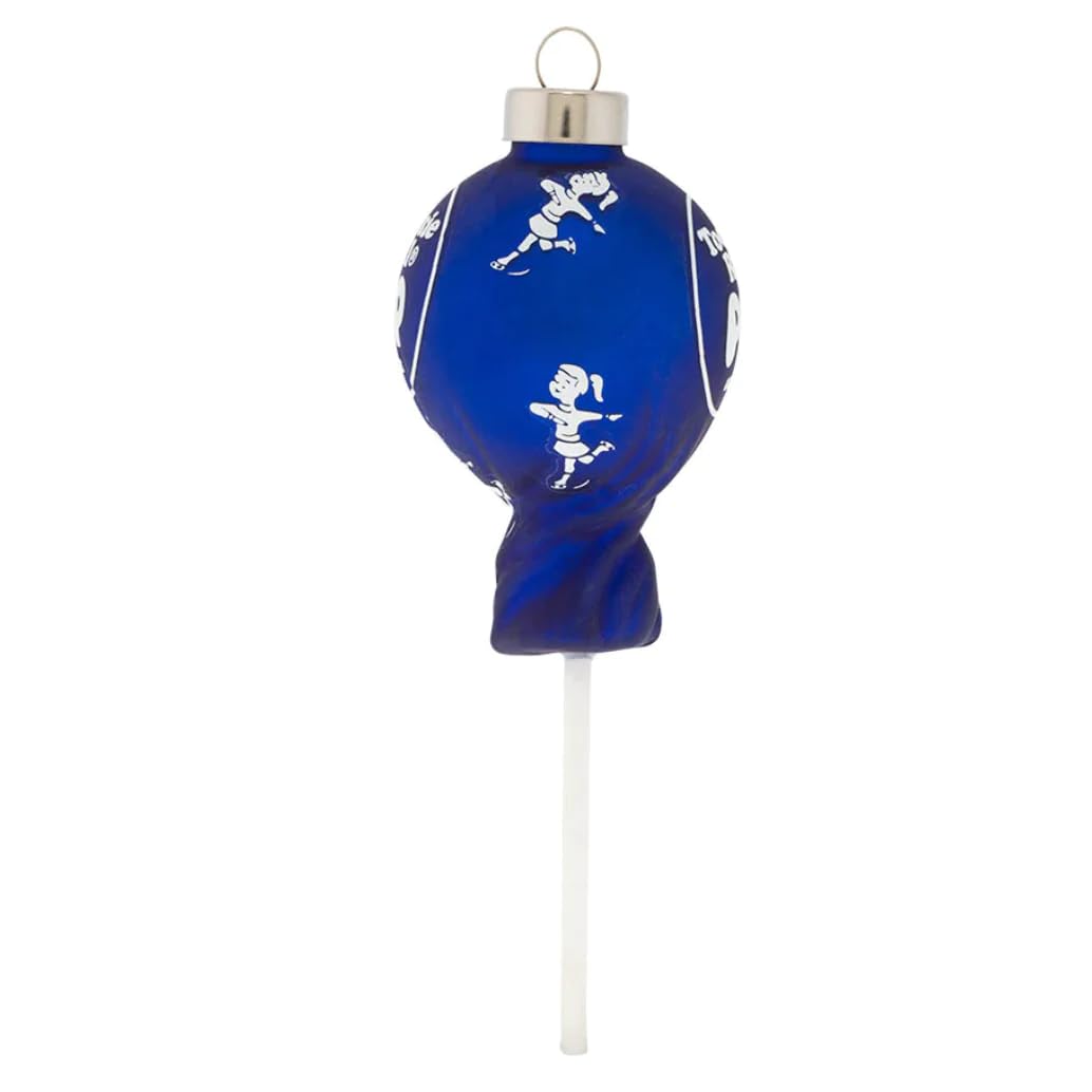 kat + annie Grape Tootsie ROLL POP Ornament, Blue