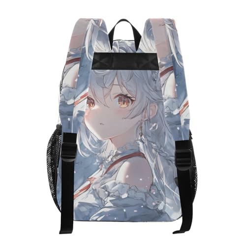 Anime Dragon Woman Clear Backpack, PVC Transparent Bag with Large Capacity for Boys, Girls, Men, Women, See Through Bookbag for School Work College Travel3
