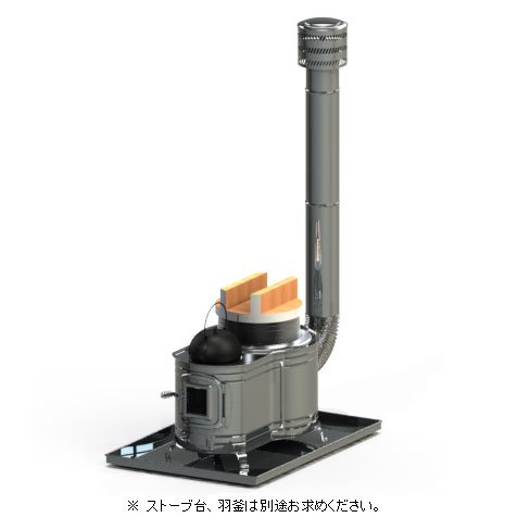 Amazon.co.jp: ホンマ製作所 ステンレス時計型薪ストーブ ガラス窓＋中 